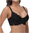 thumbnail image 1 of Soutiens-gorge pour Femmes, Soutien-Gorge en Dentelle Confortable pour Femmes Grande Taille-Fin avec Armatures Rassemblant Sans Coussinets de Poitrine, 1 of 6