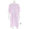 thumbnail image 1 of Robe Adaptive en Flanelle pour Femmes (3TG, Blanc avec Petites Fleurs Roses - 06), 1 of 1