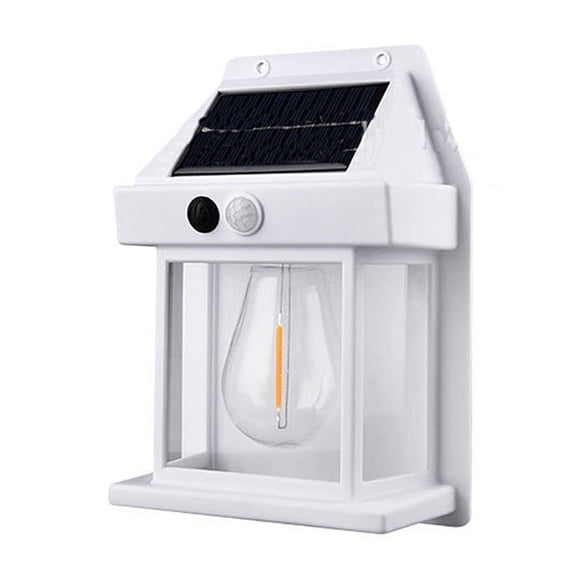 Meitianfacai Lampe Murale Suspendue à Capteur de Mouvement Solaire, Économie d'Énergie et Protection de l'Environnement, Induction Intelligente, Réglage Multi-Mode, Étanche et Durable