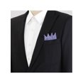 thumbnail image 4 of INSPIRE CHIC Men's Halloween Pocket Squares Pre Folded Triangles On Card Suit Handkerchief Light Purple One Size, 4 of 4