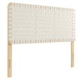 thumbnail image 2 of Modway Queen Sparta Weave Vegan Leather Headboard, Beige, 2 of 8