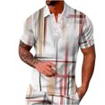 thumbnail image 1 of Cameland Ensemble Estival de Survêtement pour Hommes, Chemise Mode Décontractée à Manches Courtes, Blouse et Chemise à Col Rabattu à Manches Courtes, 1 of 5