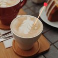 thumbnail image 3 of WASHWEPE 100pcs Coffee Stirrer Sticks Wooden Red Straws For Beverages Mixing, 3 of 8