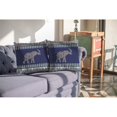 thumbnail image 4 of Coussin en Tissu Éléphant Paisley Intérieur/extérieur en Bleu 26x26, 4 of 4