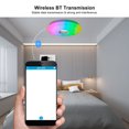 thumbnail image 4 of Mistaha Lampe de Plafond à Gradation RVB Connexion BT Intelligente Lecteur de Musique Intégré Lumière en Dôme Prise de Musique, 4 of 7