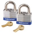 thumbnail image 1 of Cadenas en Acier à Clés, Lot de 2, 2 Po. 5T, 1 of 7