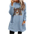 thumbnail image 2 of LSLJS Chandails Chauds d'Hiver pour Femmes, Molletonnés, à Enfiler, Col Ras du Cou, Thermiques, Longs, Hauts de sous-Vêtements, Vêtements Confortables, 2 of 6