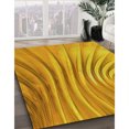 thumbnail image 3 of Ahgly Company Machine Washable Indoor Rectangle Transitional Deep Yellow Area Rugs, 8' x 12', 3 of 7