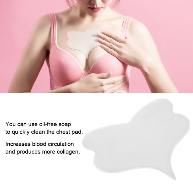 Wrinkle Patches, Silicone Chest Wrinkle Pad, Chest Wrinkle Pads, Silicone Chest Pad Reusable Anti Aging Breast Patch Sticker Silicone Chest Pad for Wrinkle