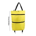 thumbnail image 3 of Hearth & Gear Sac de Chariot de Magasinage Portable Multifonction Sac Fourre-Tout Pliable Chariot de Magasinage Sacs d'Épicerie Réutilisables avec Roues Chariot d'Épicerie Roulant Ensemble de Tournevis pour Ordinateur Tournevis à Air 14 en 1, 3 of 4