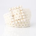 thumbnail image 2 of Milaget ' Beaded Waist Chain Waistband Bridal Square Buckle, 2 of 7