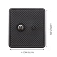 thumbnail image 2 of Miangastore 2pcs Tripod Mount Tripod Quick Release Plate 1/4 Inch Screw Tripod Camera Mount, 2 of 8