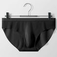 thumbnail image 1 of RXIRUCGD Mens Underwear Men's Solid Color Ice Silk Seamless One Piece Briefs, 1 of 3