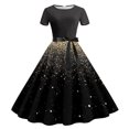 thumbnail image 1 of VEKDONE Liquidation 2025 Robes Vintage pour Femmes à Manches Courtes Robe de Thé Robe Formelle pour Invitée de Mariage, Robes Hawaïennes pour Femmes, 1 of 3