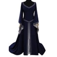 thumbnail image 1 of UPPADA Liquidation Robes de Cocktail Grande Taille Robe Formelle pour Femmes Robe de Soirée Robe Vintage Élégante Robes à Manches Évasées Grande Taille Tenue Or rose pour Femmes, 1 of 3