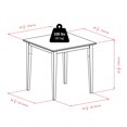 thumbnail image 5 of Winsome Table de salle à manger carrée 3 pièces Groveland avec 2 chaises, 5 of 5