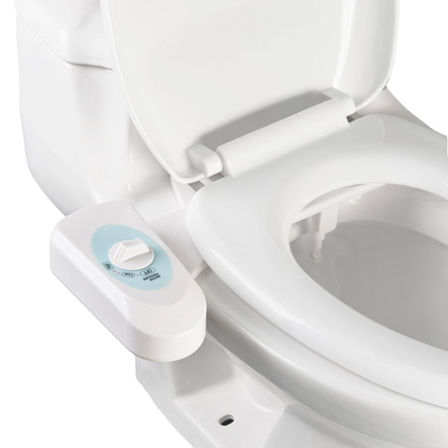 PRETXORVE Bidet Seat Attachment & Fresh Water Sprayer (Only Cool,Nozzle Cleaning,Non-,Adjustabl-e Pressure,Female Wash)