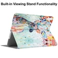 thumbnail image 4 of iPad Air 5th 2022 Air 4th 2020 Generation [iPad Air 4 / Air 5 ] 10.9 Inch A2588 A2316 Smart Auto Sleep/Wake Slim Profile with Adjustable Viewing Angle Stand Printed Flip Cover - Deer Print, 4 of 8