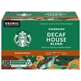 thumbnail image 1 of STARBUCKS Decaf House Blend Medium Roast Ground Coffee K-Cup Pods Box, 1 of 7