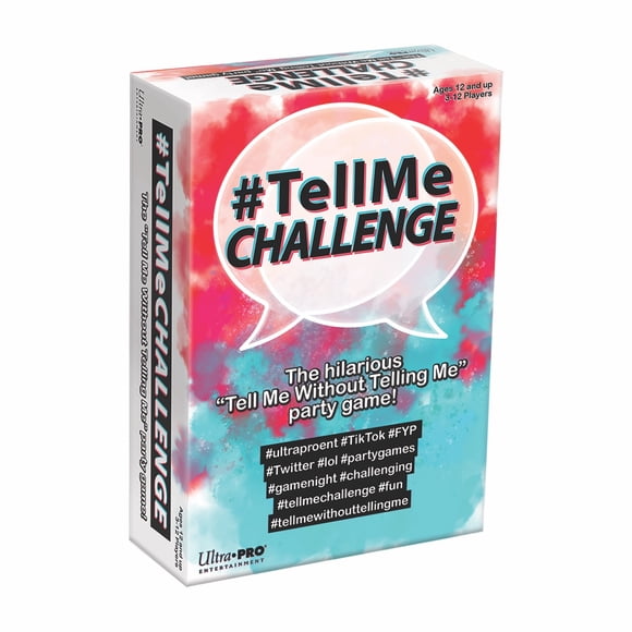 Ultra PRO Entertainment #TheTellMeChallenge Board Game