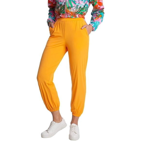 JUICY COUTURE Pantalon Jogger en Jersey Technique Couleur Tangerine Dream ( m )