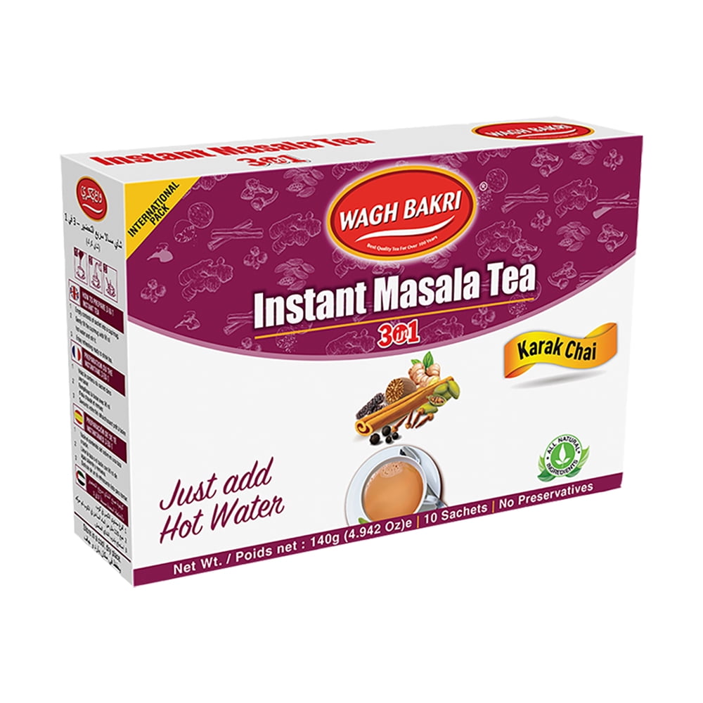 Thé Wagh Bakri Masala instantané 3-en-1