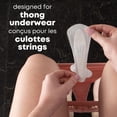 thumbnail image 2 of U by Kotex Protège-Dessous Ultra Discrets, Tanga, Absorption Légère, Non Parfumés50 Unités, 2 of 9