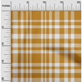 thumbnail image 2 of oneOone Viscose Jersey Orange Fabric Check Sewing Craft Projects Fabric Prints By Yard 60 Inch Wide, 2 of 4