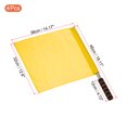 thumbnail image 2 of Unique Bargains Football Linesman Referee Flag Stainless Steel Pole Sponge Grip, Yellow 4 Pack, 2 of 5