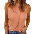 thumbnail image 3 of JDQJBZ Womens Sleeveless Sweater Vest Knit Solid Color Round Neck Sleeveless Fitted Top, 3 of 5