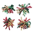 thumbnail image 2 of Holiday Time Traditional Curly Gift Bows in Red, Green, and Gold, 4 Count, 2 of 5