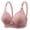 Pink#large bras for women, variant on FAVIPT Push Up Bras for Women Breathable Everyday Bras Adjustable Wireless Floral Print Bra Comfort Senior Underwear Purple,XXXL