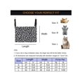 thumbnail image 2 of 1pc Black & White Polka Dot Pattern Hanging Cat Bed, Double-Sided Plus Velvet, Suitable For Small & Medium-Sized Cats In Iron Cages, 2 of 5
