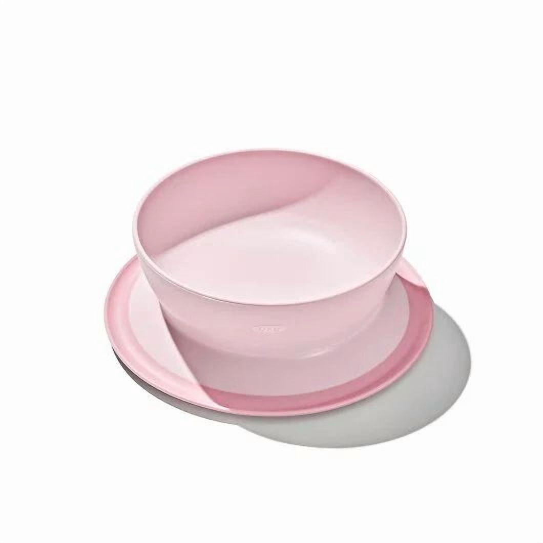 Oxo Tot Stick & Stay Suction Bowl - Blossom - 6 months +