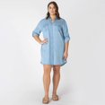 thumbnail image 4 of Devoted Women’s Plus size casual collared midi dress, 4 of 7