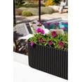 thumbnail image 2 of Veradek Demi Series Window Box 36" Plastic-Stone Planter - (Black/2 Pack), 2 of 9