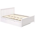 thumbnail image 4 of BEDSMART Solid Wood Full Size Bed With Trundle | White, 4 of 7