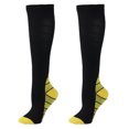 thumbnail image 1 of CSChome Compression Stockings 1 Pair Sports Compression Stockings High Elasticity -slip Shockproof Breathable Soft Unisex Running Travel, 1 of 7