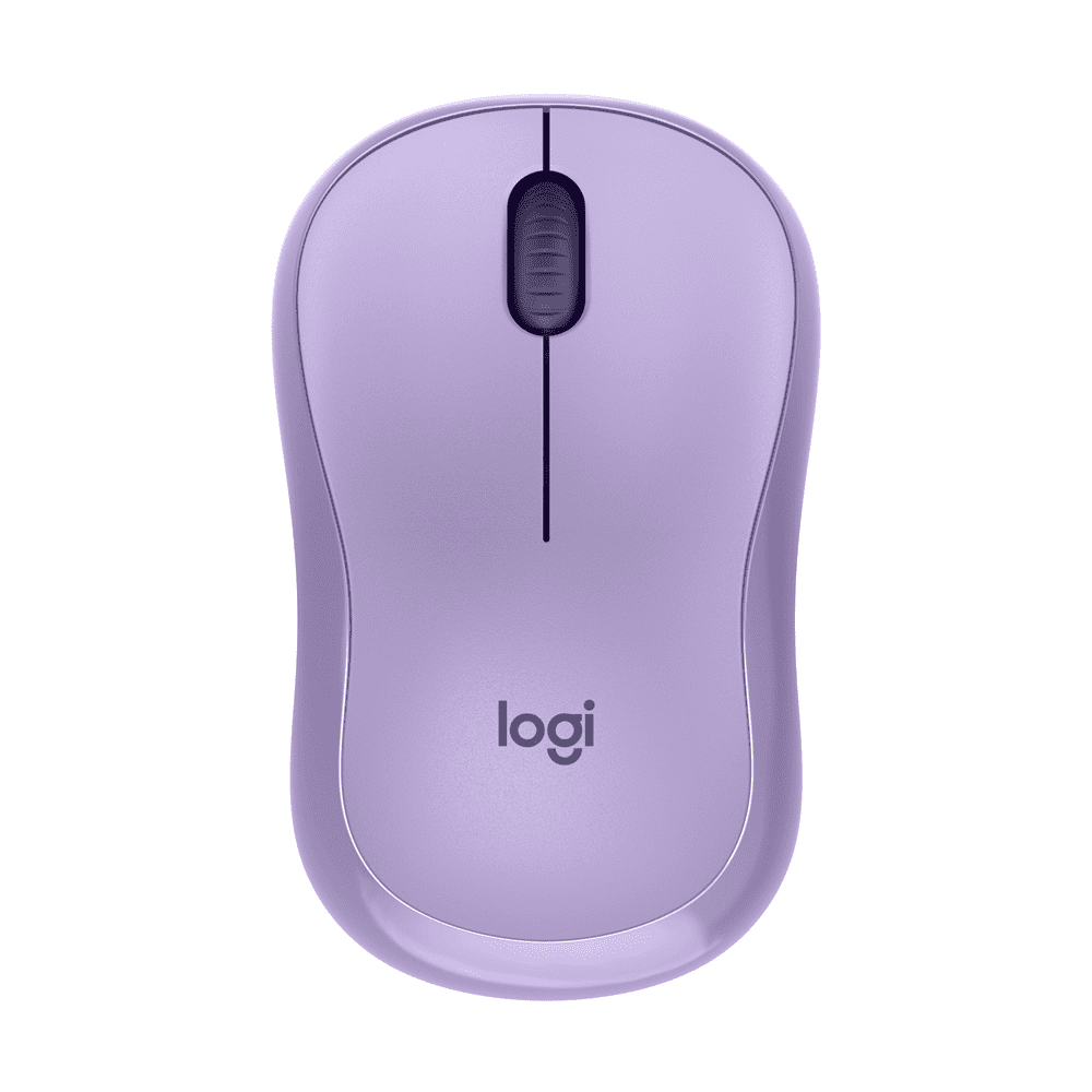 Logitech Silent Wireless Ambidextrous Mouse with USB Receiver Lilac