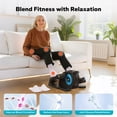 thumbnail image 4 of MERACH Under Desk Elliptical Exercise Machine for Seniors Quiet Elliptical Exercise Machine with 12 Adjustable Speed Sit Down Lellipse Leg Exerciser for Home Office, with Remote, 4 of 8