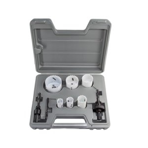 Drill America DMS04-9308 9 Ensemble de scies à trou bimétal (3/4 po, 7/8 po, 1-1/8 po, 1,1/2 po, 2-1/4 po), DMS Series