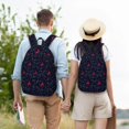 thumbnail image 4 of Vsdgher Christmas Deer Print Canvas Backpack Travel Rucksack Unisex Knapsack 15.7/17.7Inch Laptop Backpack for Work,College-Medium, 4 of 5