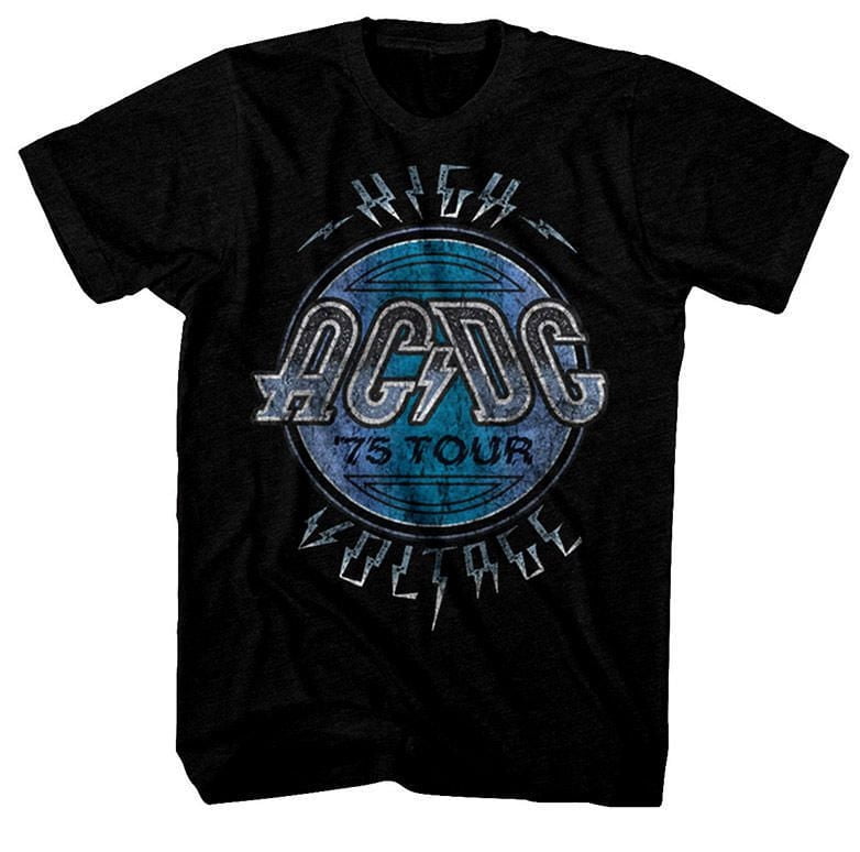 T-shirt rock AC/DC pour hommes