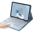 thumbnail image 2 of REQO Keyboard Case for iPad Mini 6th Generation Touchpad Detachable Keyboard with Pencil Holder Round Key Color Slim Smart Cover for iPad Mini 2021 6th Gen,Black, 2 of 7