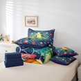 thumbnail image 5 of YST Sea Turtle Bedding Set, Queen, 7-Piece, Ocean Theme, Mermaid Tails, Polyester, Bed in a Bag, 5 of 5