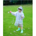 thumbnail image 4 of Imperméable Réutilisable Plus Épais Poncho de Pluie Veste Imperméable pour Enfants Garçon Fille, Frog, S, 4 of 6