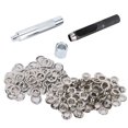 thumbnail image 3 of Grommets Eyelets,100 Set Grommet Tool Grommet Setting Set Grommet Tool Kit Time-Tested Durability, 3 of 14