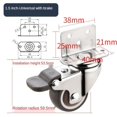 thumbnail image 1 of 1pcs Roulettes Robustes 20kg Roues Pivotantes Silencieuses pour Déplacer Meubles Chaise Lit de Bébé, 1 of 6