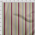 thumbnail image 2 of oneOone Cotton Silk Fabric Multicolor Stripe Print Fabric BTY 42 Inch Wide, 2 of 3