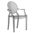 thumbnail image 1 of Plata Import - Chaise Ghost avec accoudoirs couleur fumée, 1 of 2